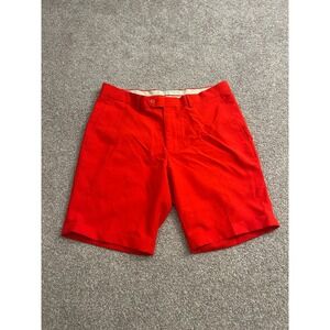 OppoSuits Dress Shorts Mens US 40 Red Excellent Flat Front Cuffed Summer Party